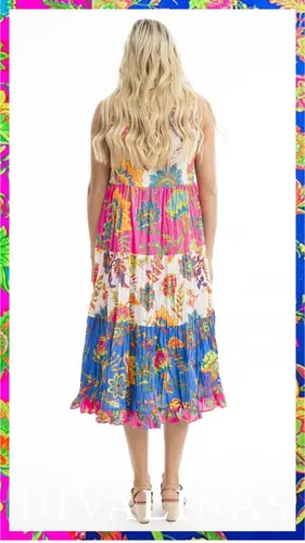 3. Orientique Le Monre Boho Sleeveless Dress thumbnail