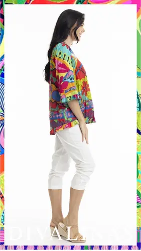 2. Orientique San Miguel Short Sleeve Top thumbnail